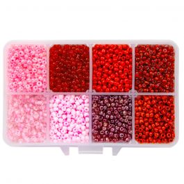 Assortiment XL Rocailles 3 mm 4000 pièces Mix Color