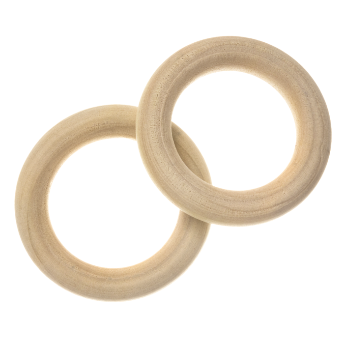 Anneaux en Bois (50 x 8 mm, intérieur 30 mm) 10 pièces Anneaux en Bois (50 x 8 mm, intérieur 30 mm) 10 pièces