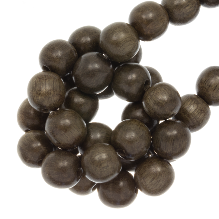 perles en bois greywood gris naturel look