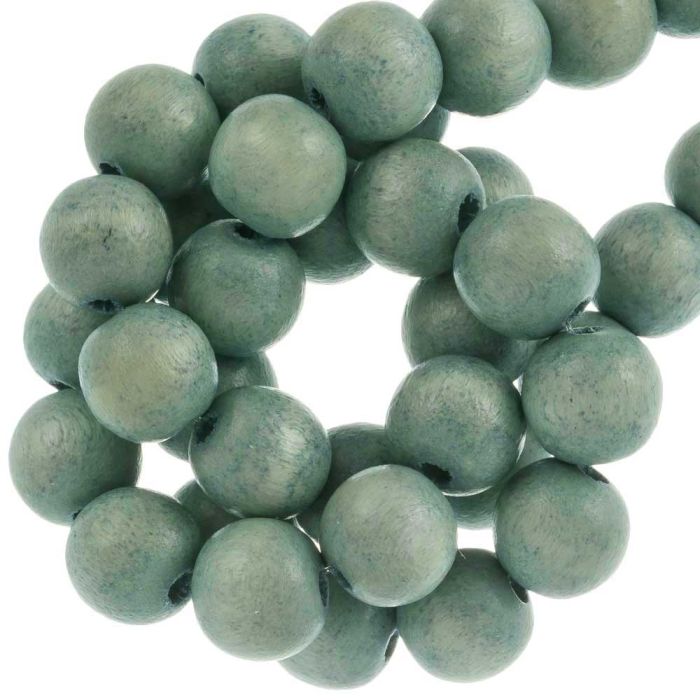 perles en bois bleu misty coulour vintage perles en bois bleu misty coulour vintage