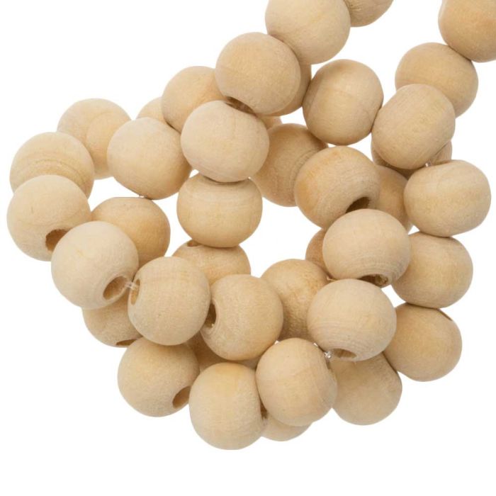 Perles en Bois Naturel (8x6mm) 200 pièces Perles en Bois Naturel (8x6mm) 200 pièces
