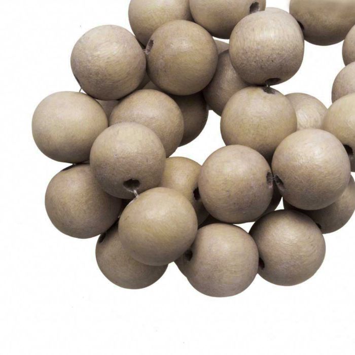  autour de perles en bois ecru coulour 