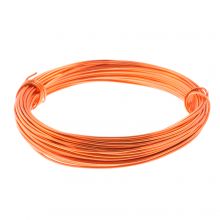 Fil Aluminium (1 mm) Dark Orange (10 mètres)