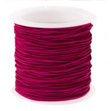 Cordon Élastique (1 mm) Red Fuchsia (20 mètres)