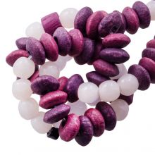 Mélange de Perles en Os (2.5 - 6 x 6 -8  mm) Berry (40 pièces)