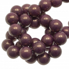 Perles en Verre Tchèques (6 mm) Grapeade (25 pièces)