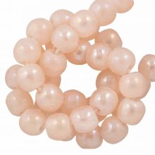Perles en Verre Aspect Nacre (4 mm) Peach Dust (235 pièces)