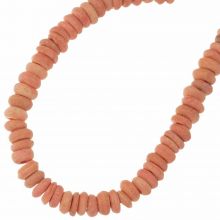 Perles en Os (6 x 3 mm) Peaches 'n Cream (78 pièces)