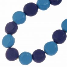 Perles en Céramique (11.5 x 7 mm) True Ethereal Blue (16 pièces)