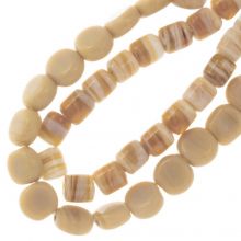 Mélange de Perles en Verre (7 - 9 x 6 - 10 mm) Parsnip (47 pièces)