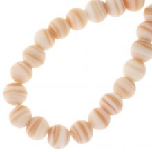 Perles en Verre (10 - 11 mm) Sirocco (20 pièces)
