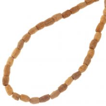 Perles en Bois (5 - 6 x 3 - 4.5 mm) Sand (34 pièces)