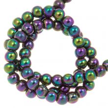 Perles en Verre (2 mm) Multi Color Purple (170 pièces)