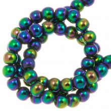 Perles en Verre (2 mm) Multi Color Blue (170 pièces)