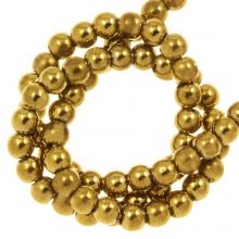 Perles en Verre (2 mm) Gold (170 pièces)
