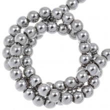 Perles en Verre (2 mm) Platinum (170 pièces)