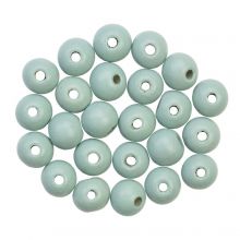 Perles en Bois (10 mm) Harbor Grey (50 pièces)