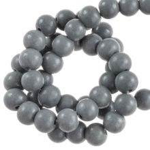 Perles en Verre Mat (4 mm) Slate Grey (115 pièces)