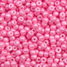 Rocailles Tchèques (3 mm) Aurora Pink Pearlshine Mat (15 grammes)
