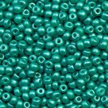 Rocailles Tchèques (3 mm) Dynasty Green Pearlshine Mat (15 grammes)