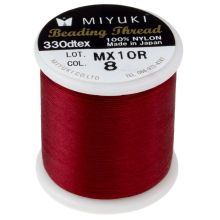 Fil Miyuki (50 mètres) Dark Red