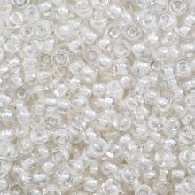 Rocailles Tchèques (4 mm) White Alyssum (15 grammes)