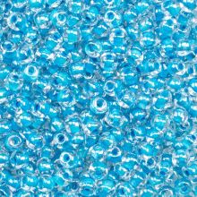 Rocailles Tchèques (3 mm) Blue Topaz (15 grammes)