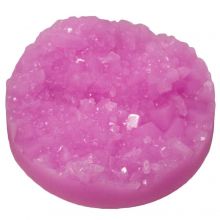 Cabochon Druzy (14 mm) Candy Pink (5 pièces)