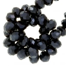 Perles Facettes Rondelles (4 x 3 mm) Galvanized  Night Sky (120 pièces)