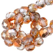 Perles Facettes Polies au Feu Tchèques (2 mm) Crystal Sunset (50 pièces)