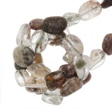 Perles Quartz Lodolite (2 - 19 x 3 - 8 x 2 - 7 mm) 50 pièces