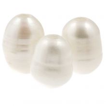 Perles d’Eau Douce (7 - 9 x 7 mm) Beige (10 pièces)