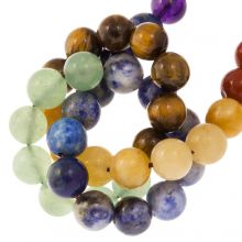 Mélange de Perles en Pierre Naturelle (4 mm) Mixed Stones (90 pièces)