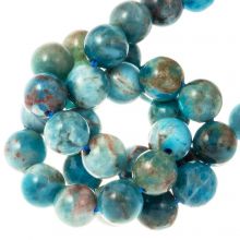 Perles Apatite (8 mm) 46 pièces