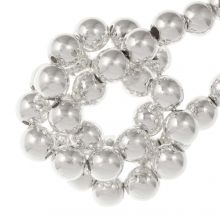 Perles Hématite (6 mm) Silver (70 pièces)