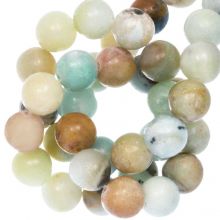 Perles Amazonite (8 mm) 45 pièces