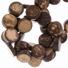 Perles Noix De Coco (10 mm) Natural Brown (40 pièces)
