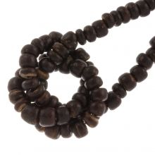 Perles Noix De Coco (3 x 1 - 3 mm) Natural Brown (160 pièces)