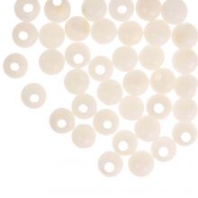 Perles Coquillage (6 mm) White (40 pièces)