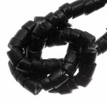 Perles Noix de Coco (4 - 5 mm) Black (120 pièces)