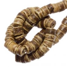 Perles Noix de Coco (5 x 2 - 3 mm) Tiger (120 pièces)