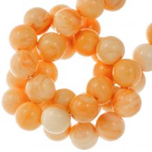 Perles Coquillage (8 mm) Mandarin (49 pièces)