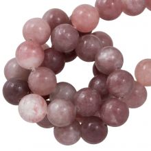 Perles Violet Aventurine (8 mm) 46 pièces