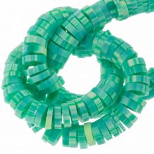 Perles en Polymère (4 x 1 mm) Biscay Green (300 pièces)