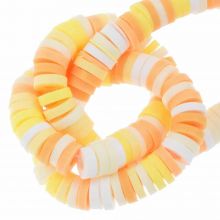 Perles en Polymère (4 x 1 mm) Mix Color Apricot Cream (300 pièces)