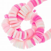 Perles en Polymère (4 x 1 mm) Mix Color Sachet Pink (300 pièces)