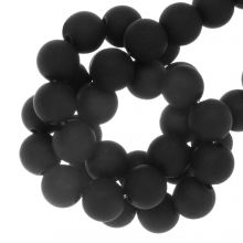 Perles Acryliques Mat (8 mm) Anthracite (180 pièces)