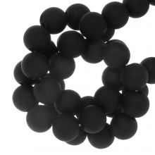 Perles Acryliques Mat (4 mm) Anthracite (500 pièces)