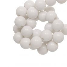 Perles Acryliques (4 mm) White (500 pièces)