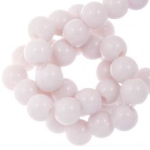 Perles Acryliques (8 mm) Pastel Pink (100 pièces)